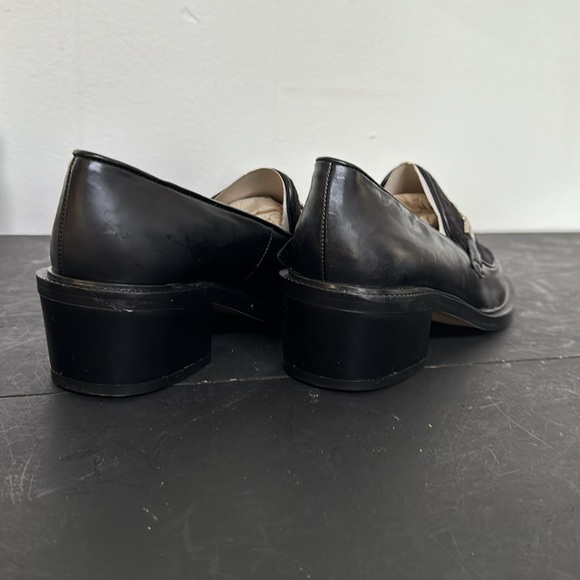 Bijou Black Loafers w/Silver Tone Hardware - Picture 7 of 10